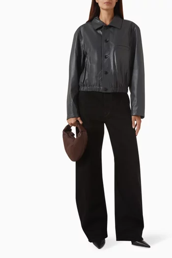 Blouson Jacket in Leather
