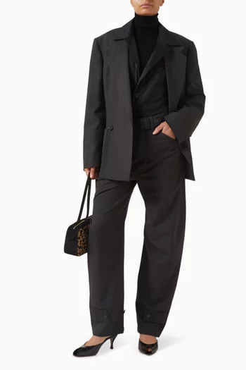 Curved Tailored Pants