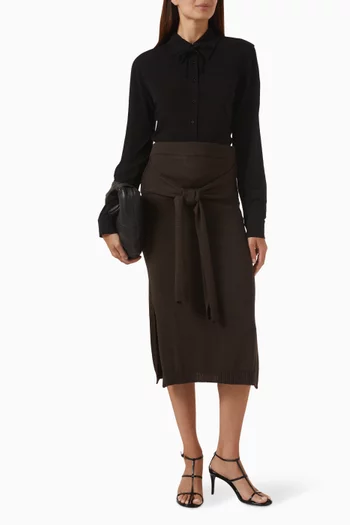 Fitted Shirt in Viscose