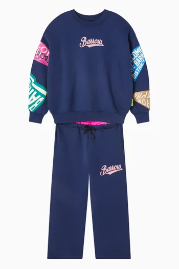 Logo Sweatshirt in Cotton Fleece