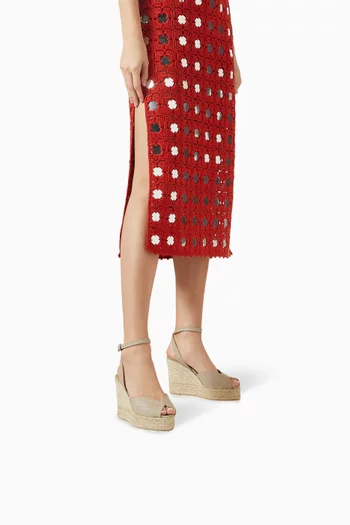 Blossom Wedges in Linen