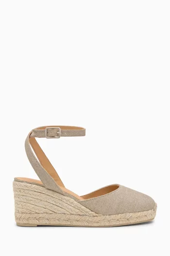 Cybil 70 Espadrilles in Linen