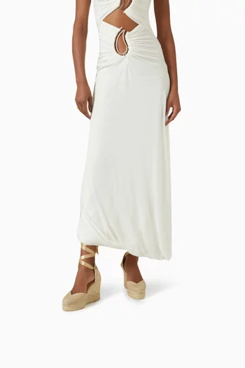 Carina 80 Espadrille Wedges in Canvas