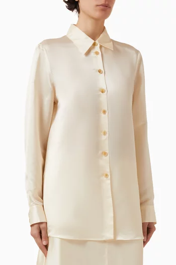 قميص أورين فيسكوز وحرير تويل