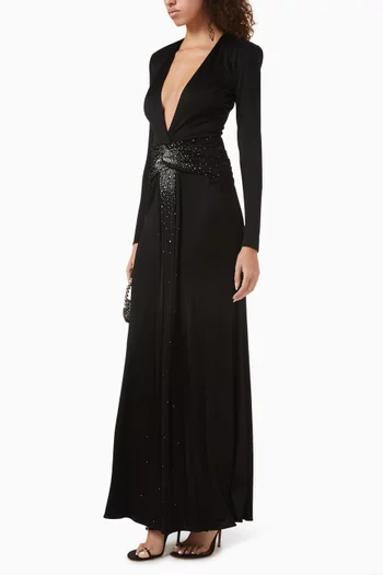 Azure Embellished Dress