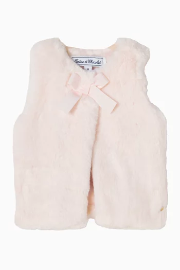 فيست بعقدة فرو صناعي 