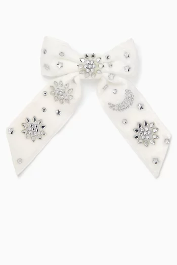 Bow Hair Clip in Velvet