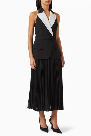 Emma Pleated-skirt Dress