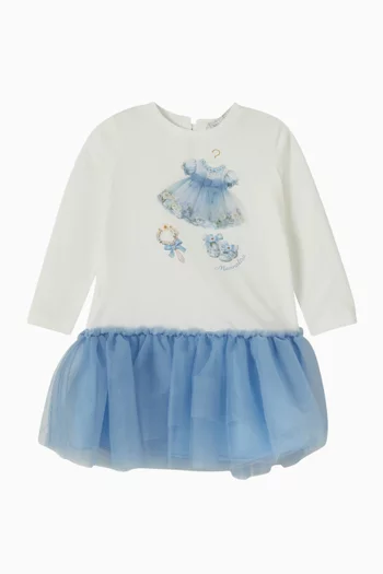 Logo-print Tutu Dress