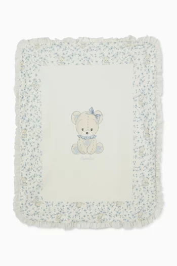 Teddy-print Blanket