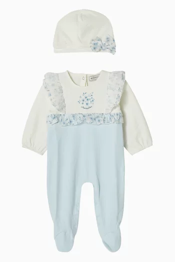 طقم بيجاما وقبعة بيني 