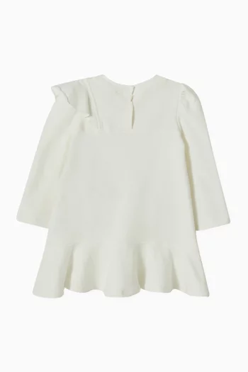 فستان مزين بنقشة قطن موناليزا × ديزني