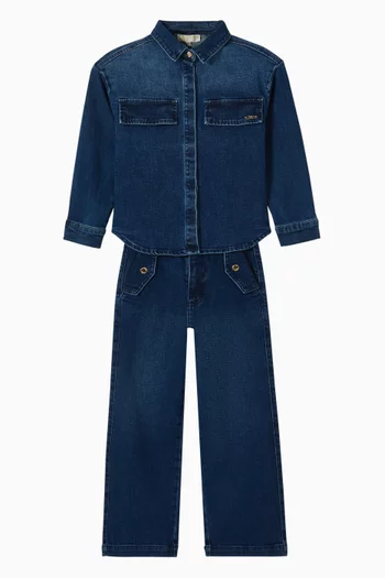 Straight-leg Jeans in Denim