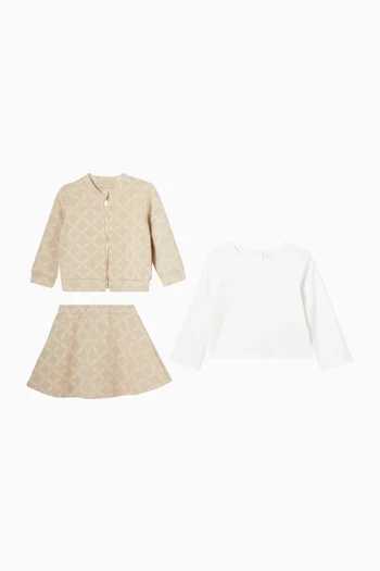 طقم بشعار الماركة، 3 قطع