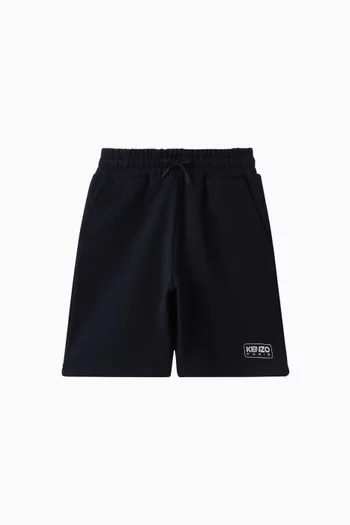 شورت بشارة شعار الماركة قطن