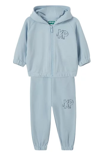 Logo-print 2-piece Set in Organic Cotton