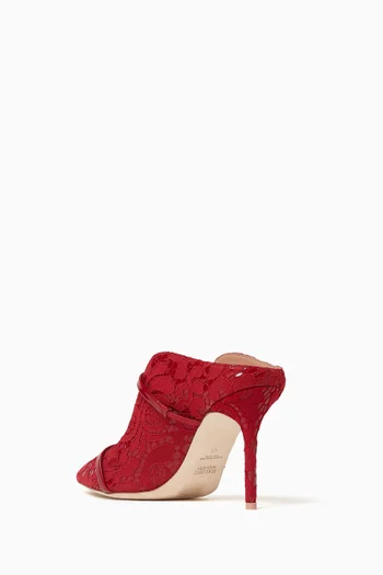 Maureen 85 Mules in Lace