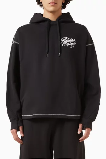 Santa Monica Drawstring Hoodie in Cotton