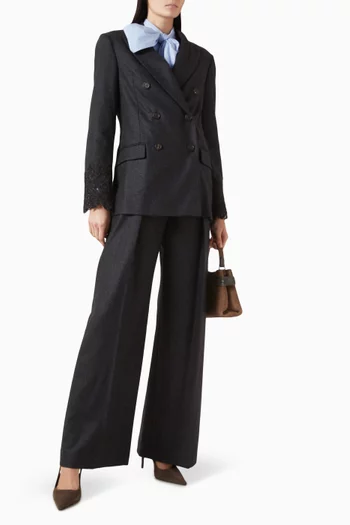 Double-breasted Blazer in Virgin-wool