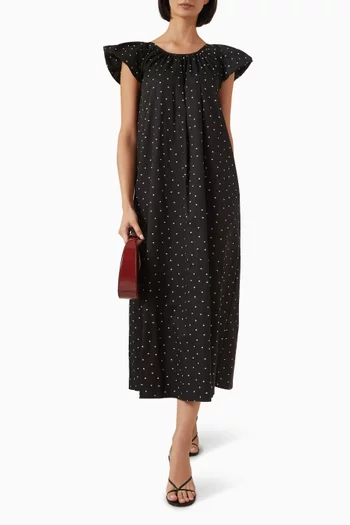 Yasviri Floral-print Dress in Cotton