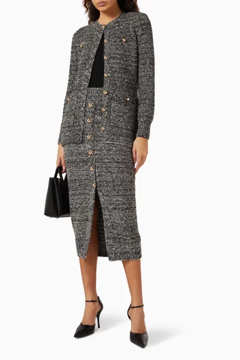 جاكيت كونستانس منسوج بأزرار