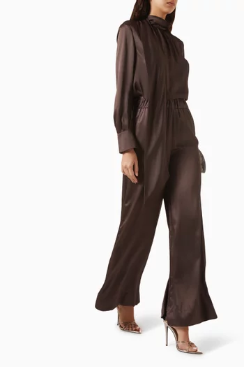 بلوزة فيرونيكا بعقدة ستان