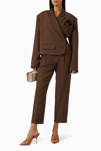 Linda Flower Oversized Jacket