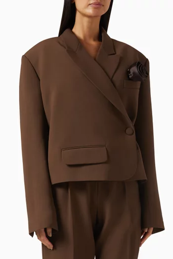 Linda Flower Oversized Jacket