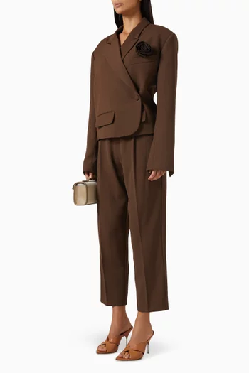 بنطال ليندا بخصر مرتفع