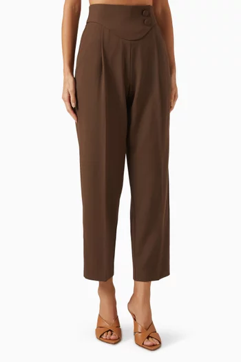 بنطال ليندا بخصر مرتفع