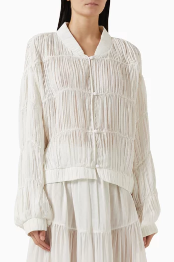 Cameron Jacket in Cotton-silk