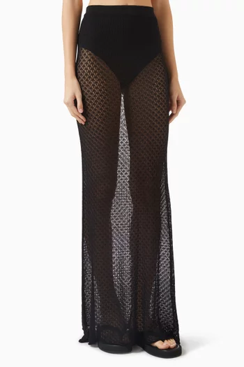 Maddy Skirt in Crochet-knit