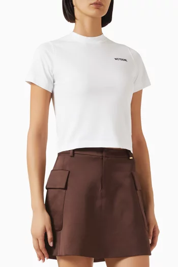 Logo Mini Cropped T-shirt