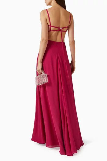 The Summer Open-back Maxi Dress