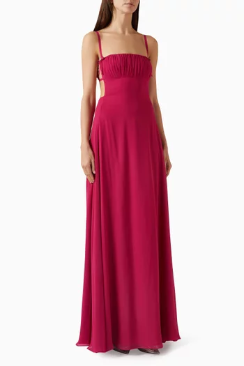 The Summer Open-back Maxi Dress