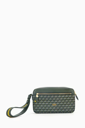 حقيبة دريم بنقشة حراشف قنب