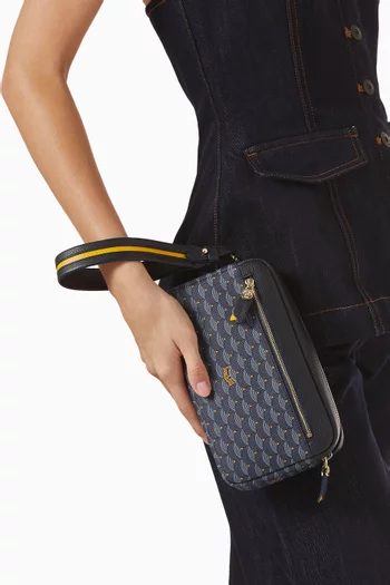 حقيبة دريم بنقشة حراشف قنب