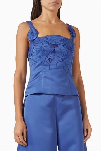 بلوزة إيزادورا برقع بارزة