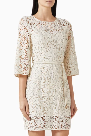 Daphne Mini Dress in Lace