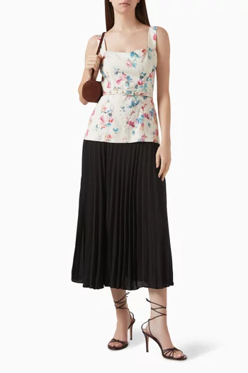 فستان تريكسي متوسط الطول