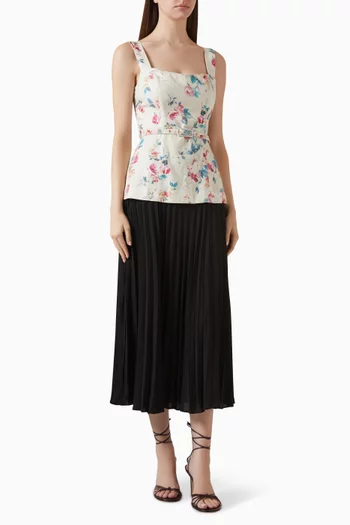 فستان تريكسي متوسط الطول