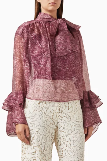 Clara Ruffle Blouse