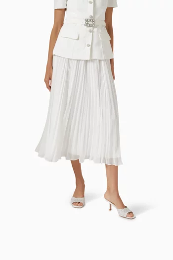 Lindsay 50 Mules in Crystal-embellished Mesh