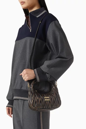 Wander Hobo Bag in Matelassé Nappa