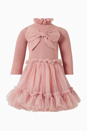 Bliss Baby Knitted & Tulle Dress