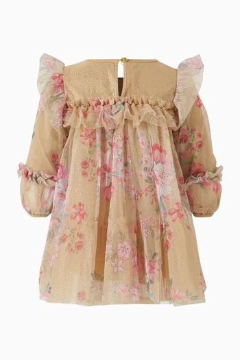 Nadiya Flower Tulle Dress