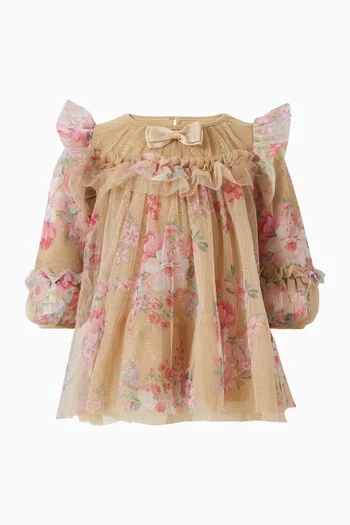 Nadiya Flower Tulle Dress