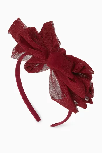 Gladys Headband in Tulle