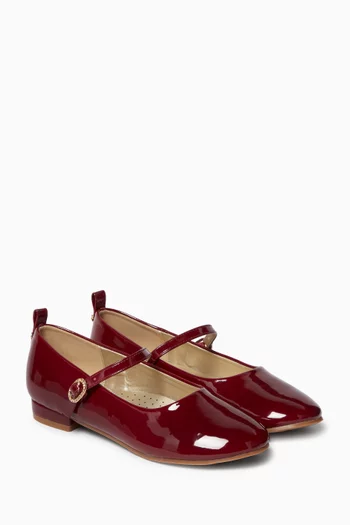 Esme Patent Ballerinas