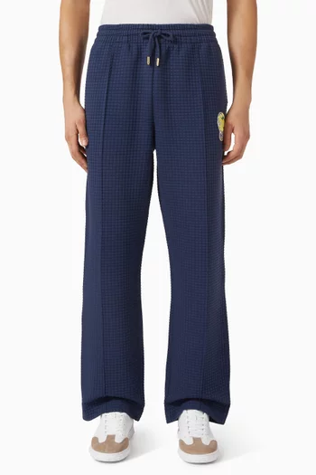 Tennis Mascot Quilted Pants in Cotton-blend